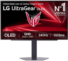 LG UltraGear 27GX704A-B - 27 inch QHD OLED Gaming Monitor - 240Hz