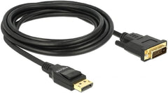 DeLOCK DisplayPort naar DVI-D Kabel - Passief - 3 meter - Zwart