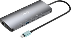 i-tec USB-C Metal Nano Triple Display Docking Station - 140W PD