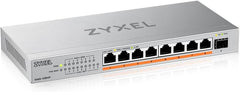 Zyxel XMG-108HP 8-Poorts 2.5G Multi-Gig Switch - 100W PoE++ en 10G SFP+