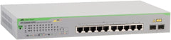 ALLIED TELESIS - VOLUME GIGABIT WEBSMART SWITCH 8XTPOE+ 2X SFP PORT EU stroomkabel