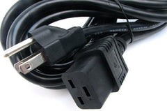 Dell 6ft power cord, IEC C19 to NEMA 5-15P, 15A, 125V, 02R328 (NEMA 5-15P, 15A, 125V)