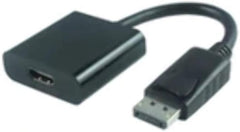 Fujitsu DisplayPort naar HDMI Vrouwelijk Adapterkabel - 4K UHD - Zwart