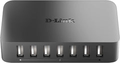 D-Link DUB-H7 7-Poorts USB 2.0 Hub - Zwart