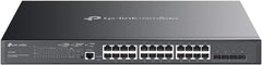 TP-Link JetStream TL-SG3428MP Managed PoE+ Switch - 28 Poorten