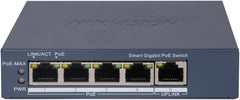 Hikvision DS-3E1505P-EI Smart Managed PoE Switch - 5 Poorten Gigabit 45W