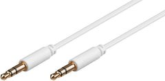 MicroConnect AUDLL1.5W 3.5mm Jack Audiokabel - 1,5 meter - Wit