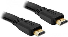 Delock kabel High Speed HDMI met Ethernet - HDMI A stekker > HDMI A stekker plat 5 m