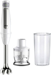 Braun MultiQuick 7 MQ 7020WH Staafmixer - 1000 Watt - Traploze snelheidsinstelling - Splashcontrol - inclusief 2 accessoires