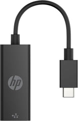 HP USB-C naar RJ45 Gigabit Ethernet Adapter Gen 2 - Zwart
