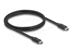 DeLOCK Thunderbolt™ 4 kabel 40 Gbps PD 3.1 240 W 1 m zwart