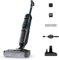 Rowenta X-Clean 2 GZ2251E0 Washing Vacuümreiniger, 120 W, 440 tpm, maximaal 35 minuten autonomie, 0,44 l vuilwatertank, led-scherm, bedieningspaneel, groen en zwart