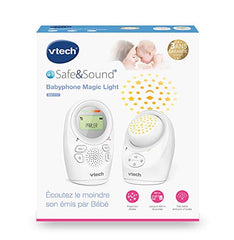 VTech - BM1212 - Babyfoon Magic Light - audio babyfoon met projectie - versie FR, wit