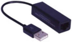 MicroConnect USB 2.0 naar Ethernet Netwerkadapter - RJ45 - Zwart