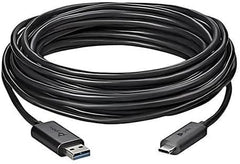 Poly USB-A naar USB-C 3.1 kabel (kabellengte 10m)