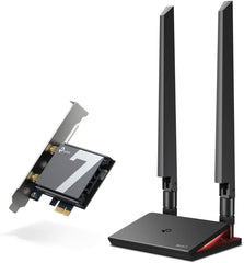 TP-Link Archer TBE550E WLAN-kaart voor PC, Tri-Band BE9300 Wi-Fi 7 Bluetooth 5.4 PCIe adapter, WPA3, meerkleurige status-led, alleen voor Windows 11 (64-bits)