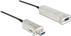 DeLOCK Actieve Optische USB 3.0 Verlengkabel - USB-A naar USB-A - 20 meter