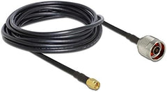 DeLOCK 89465 RG-58 Coaxkabel - N Mannelijk naar SMA Mannelijk - 5 meter