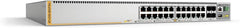AT-x530-28GPXm-50 | 20-port 10/100/1000T and 4-port 100M/1/2.5/5G PoE+, 4 SFP+ ports, stackable, Dual fixed PSU
