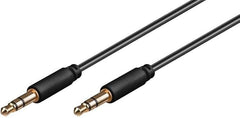 MicroConnect AUDLL1.5 Jack 3.5 mm Audiokabel - Stereo Male naar Male - 1,5 meter