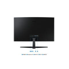 Samsung S36GD Essential S27D366GAU 27 inch gebogen monitor met VA-paneel, Full HD-resolutie, 4 ms reactietijd, 100 Hz verversingssnelheid, Eco Saving Plus, Flicker Free, zwart