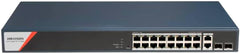 Hikvision DS-3E1520HP-SI Smart Managed PoE Switch - 20 Poorten (230W)