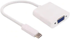 MicroConnect USB-C naar VGA Adapter - 0,2 meter - Full HD - Wit