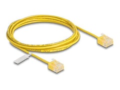 DeLOCK 80912 Cat6 U/UTP Netwerkkabel - RJ45 - 1 Gbps - 2 meter - Geel