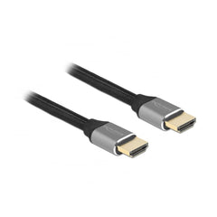 DeLOCK Ultra High Speed HDMI 2.1 Kabel - 8K 60Hz - 48 Gbps - 0,5m - Grijs
