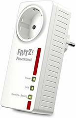 AVM FRITZ!Powerline 1220 Single - Powerline Adapter - 1200 Mbps - 2x Gigabit LAN