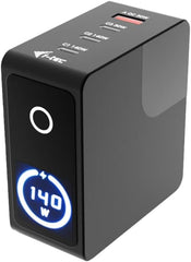 i-tec 140W Intelligent Multiport Snellader - 3x USB-C & 1x USB-A met LCD
