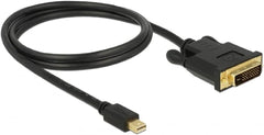 DeLOCK Mini DisplayPort naar DVI-D Kabel - 1 meter - Zwart