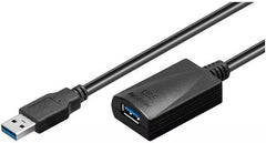 MicroConnect USB 3.0 Actieve Optische Verlengkabel - 15 Meter (USB-A M/V)
