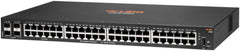 Hewlett Packard Enterprise Aruba 6100 48G 4SFP+ Managed L3 Gigabit Ethernet (10/100/1000) 1U Zwart