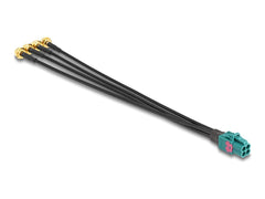 DeLOCK 90283 Coaxiale Kabel - Mini FAKRA Z naar 4x SMA Female - 20 cm