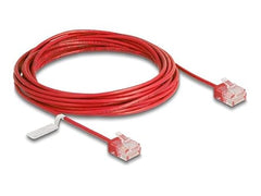 DeLOCK 80820 Cat6 U/UTP Netwerkkabel - RJ45 - 5 meter - Rood