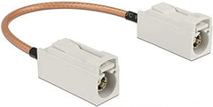 DeLOCK 89674 FAKRA B Female naar Female RG-316 Coaxkabel - 0,15m