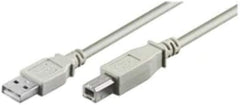MicroConnect USB 2.0 A naar B Printerkabel - 1 meter - Wit
