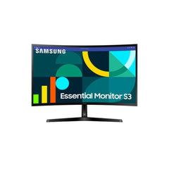 Samsung S36GD Essential S27D366GAU 27 inch gebogen monitor met VA-paneel, Full HD-resolutie, 4 ms reactietijd, 100 Hz verversingssnelheid, Eco Saving Plus, Flicker Free, zwart