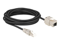 DeLOCK 87245 Cat6a S/FTP Netwerk Verlengkabel - RJ45 Male naar Female - 5m - Zwart