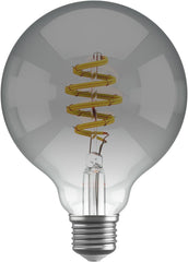Hombli Smart Filament Bulb G95 Smokey - Slimme E27 LED Lamp - Wifi CCT
