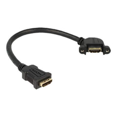 DeLOCK HDMI Inbouwkabel - Vrouwelijk naar Vrouwelijk - 110° Haaks - 0,25 m