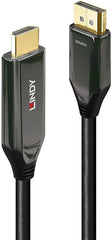 LINDY DisplayPort naar HDMI Adapterkabel - Actief - 8K 60Hz - 1 meter