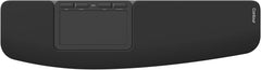 Contour Touch: draadloos Bluetooth ergonomisch touchpad voor Windows 10/11, multi-touch, hoogprecisie glazen trackpad, klik overal, 4 programmeerbare toetsen, polssteun op volledig formaat.