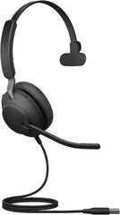 Jabra Evolve2 40 Mono Headset - USB-A - UC Gecertificeerd - Zwart