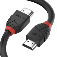 LINDY 36471 Black Line High Speed HDMI Kabel - 1 Meter (4K 60Hz)