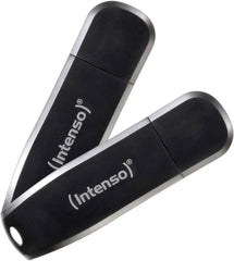 Intenso Speed Line USB 3.2 Stick - 64 GB Duo Pack (2 Stuks) - Zwart
