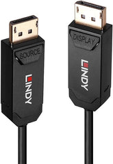 LINDY 38524 Hybride Glasvezel DisplayPort 2.0 AOC Kabel - 40 Meter