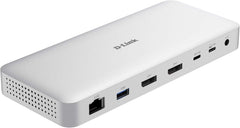 D-Link DUF-901 Docking Station USB4 9-in-1 - USB-C hub met Dual Display 8K, 40Gbps, LAN 2.5GbE, PD 100W, USB 3.1, USB-C, DisplayPort, compatibel met Mac en Windows