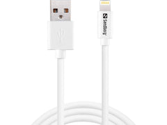 Sandberg USB>Lightning MFI 1m SAVER Wit